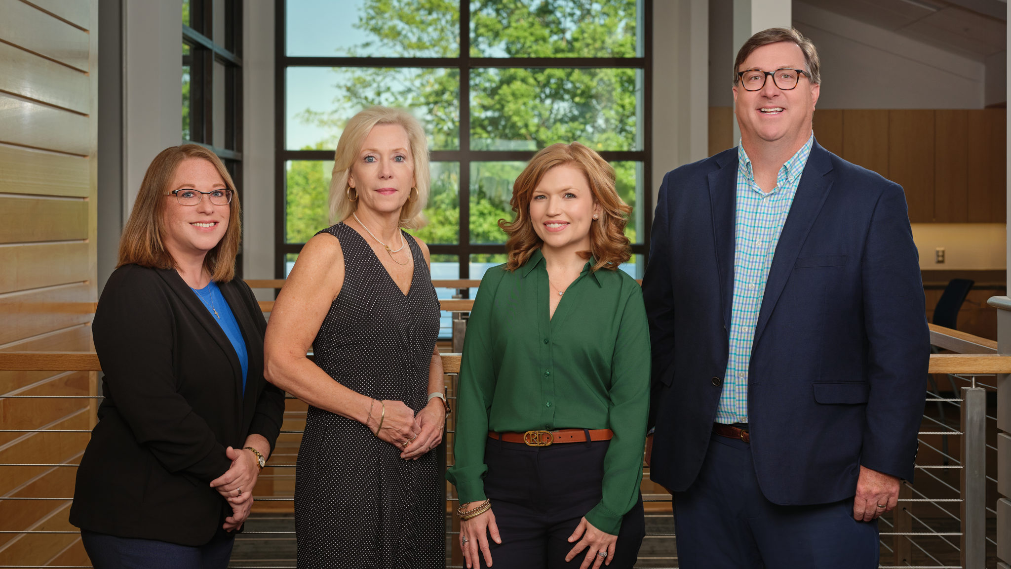 Pictured: (left to right) Jade Stone, Office Manager; Angie Stewart, Sr. Economic Developer; Elizabeth Edwards, Marketing Director; Stephen Barrington, Director