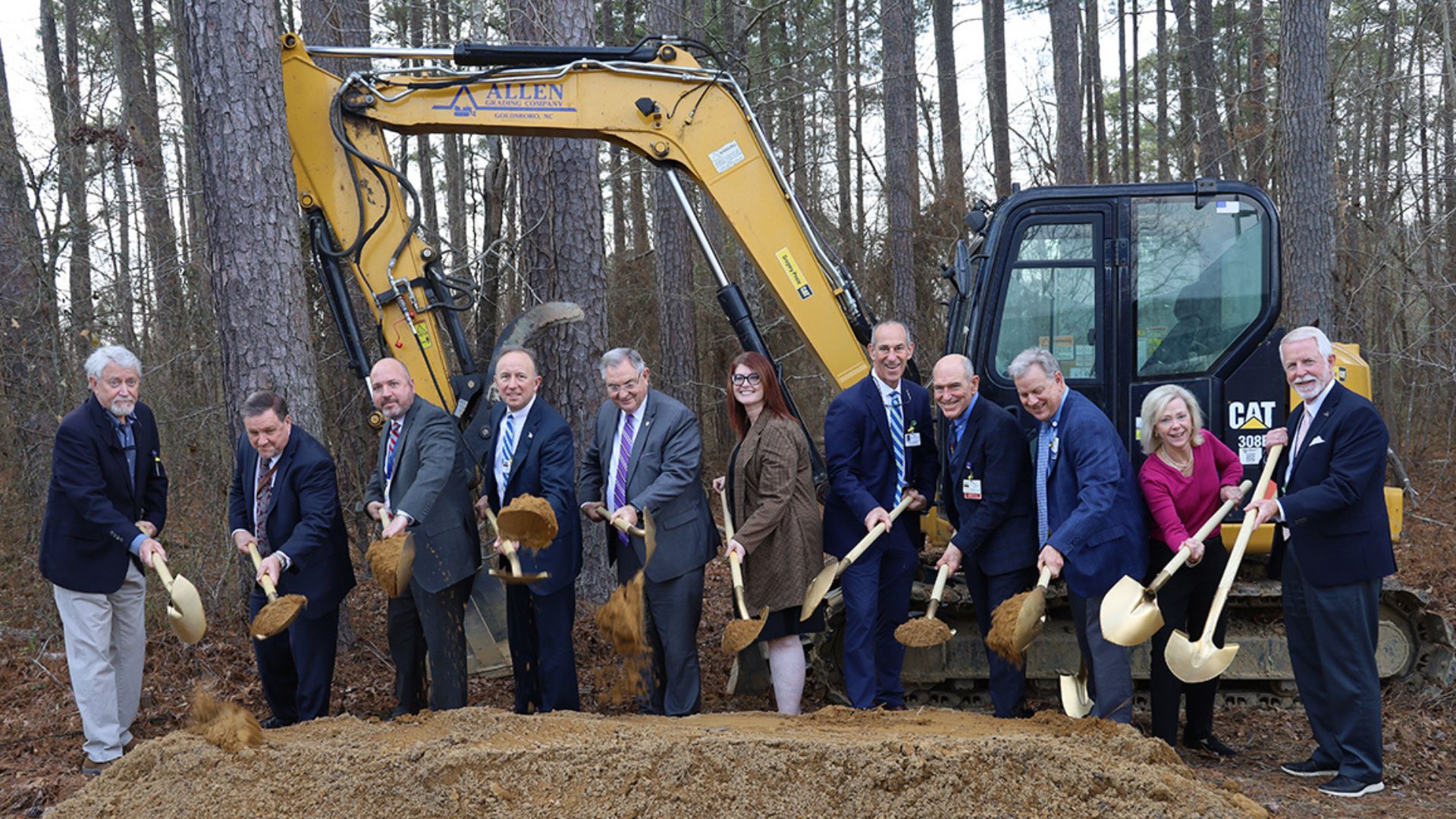 Groundbreaking of the Adolescent Behavioral Health Center in Lillington, NC.