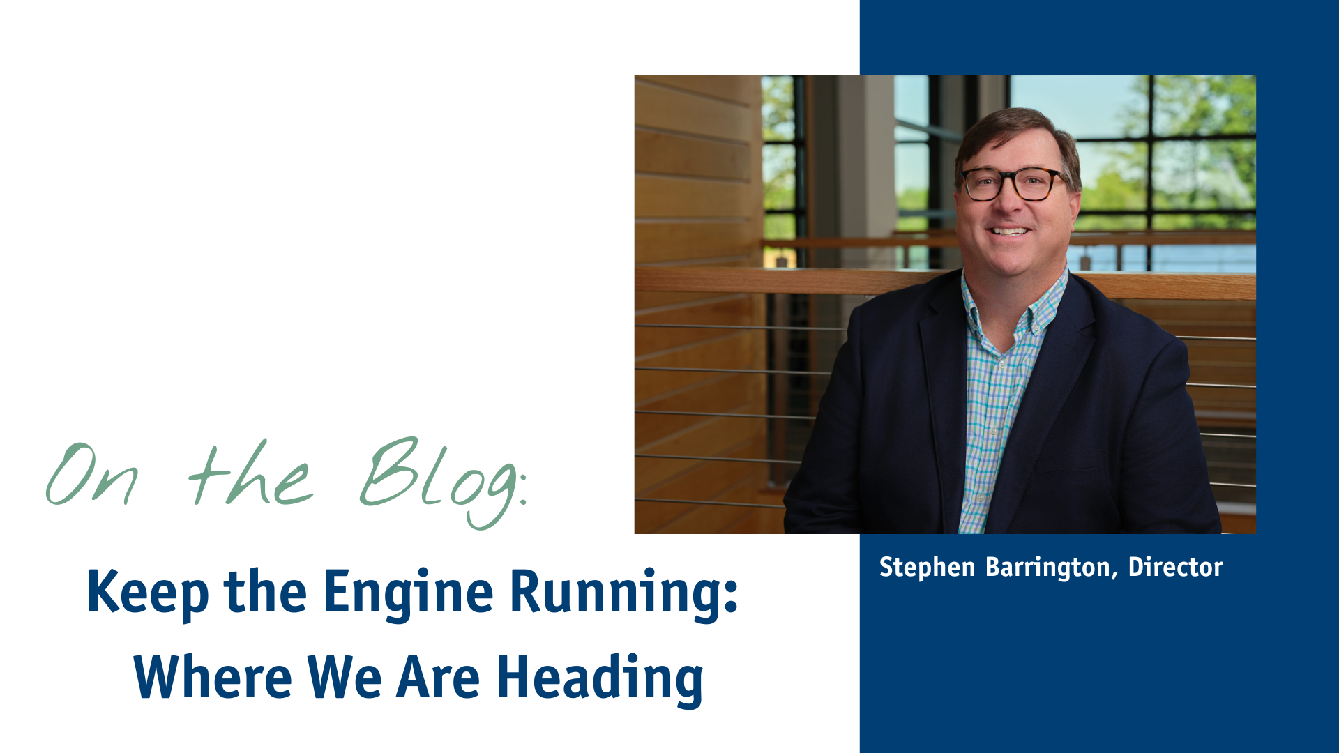 Keep the Engine Running: Where We Are Heading