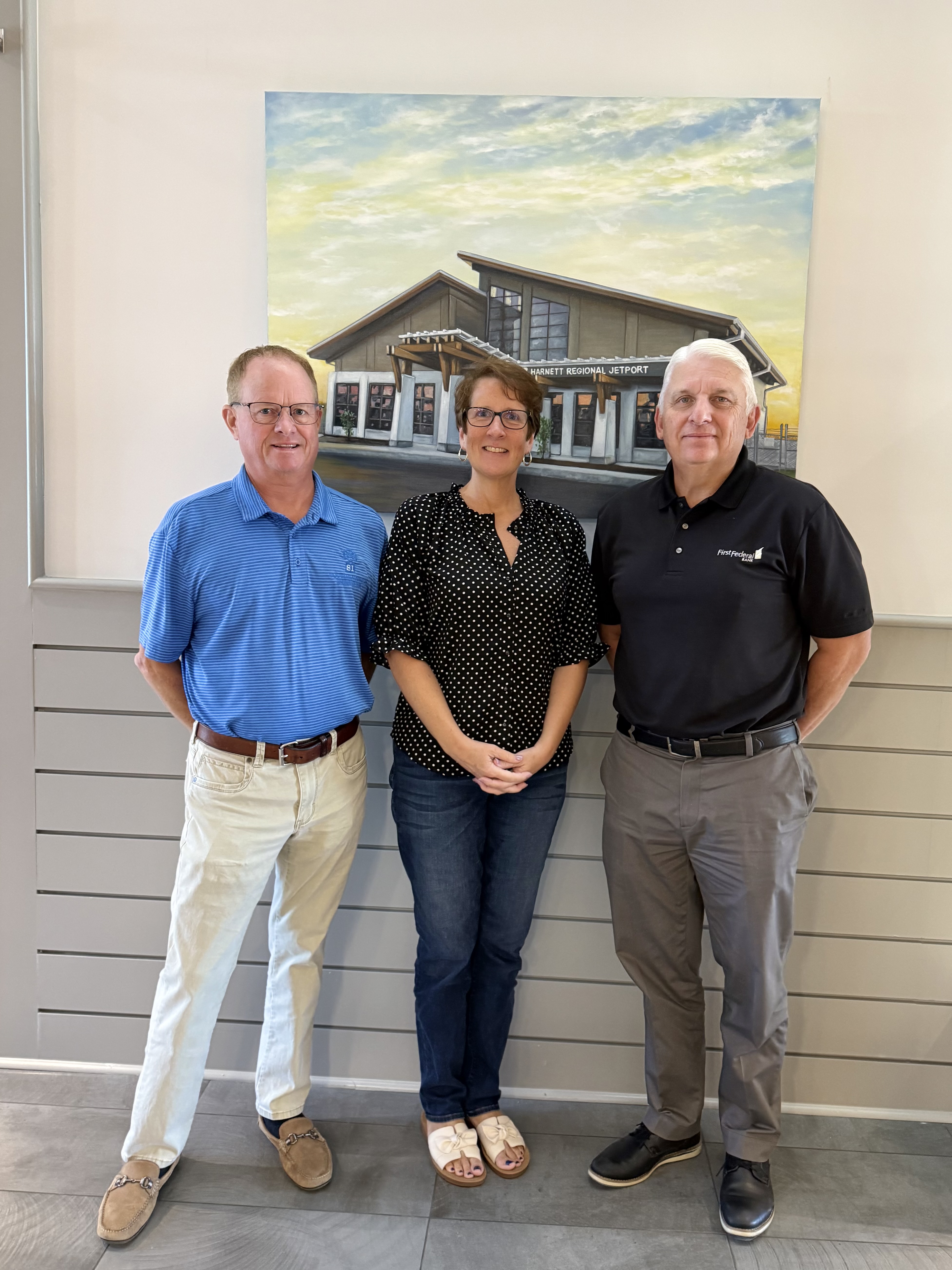 HEDC Officers - from left to right: Jerry Milton, Chair; Phyllis Godwin, Secretary/Treasurer; and Jeff Whittington, Vice Chair.