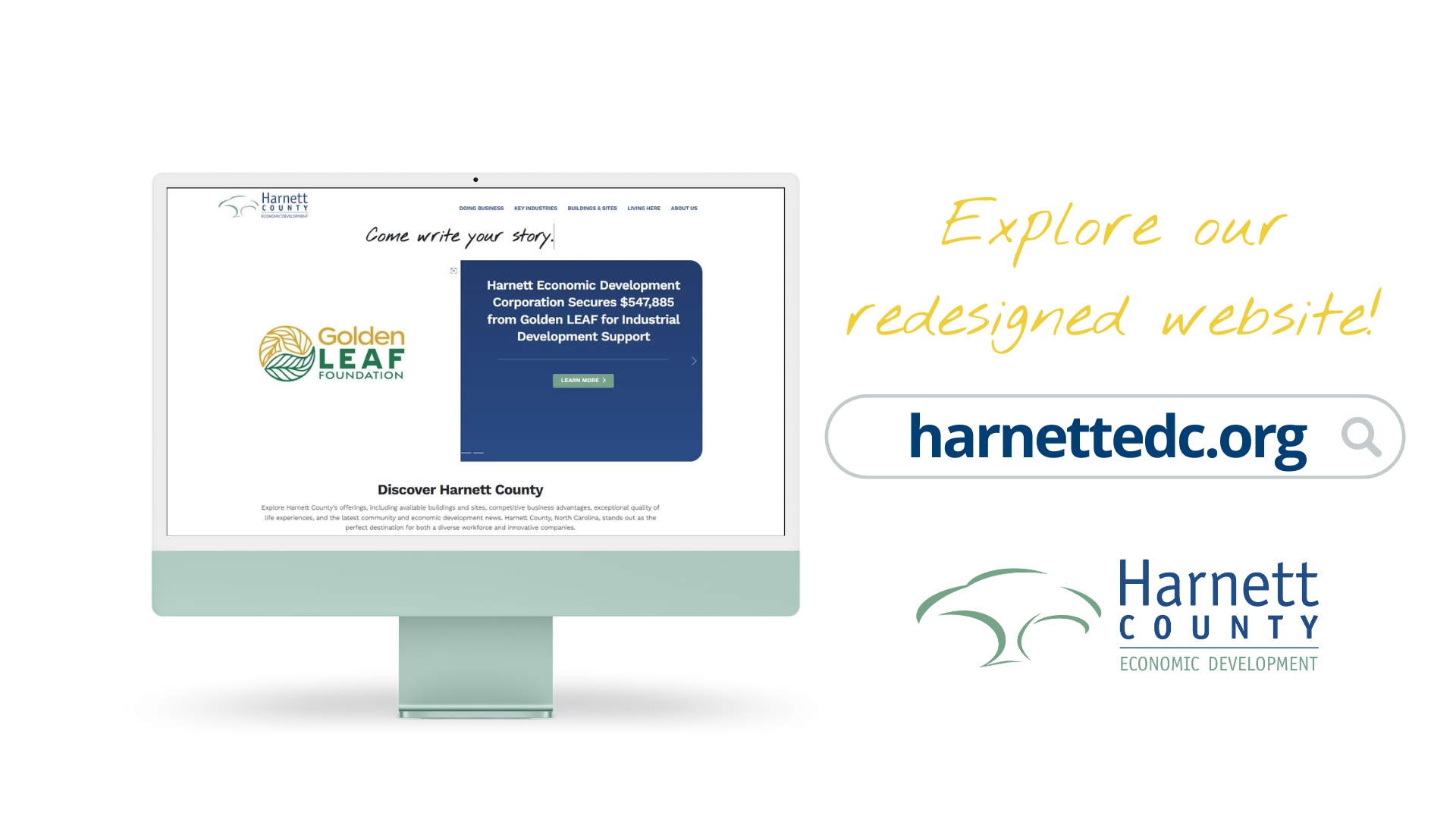 Explore Harnett County's New Economic Development Website: Clean, Simple, and Comprehensive